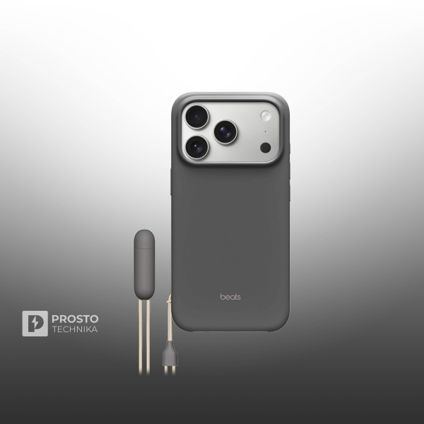 Чехол Beats iPhone 17 Pro Kickstand Case with MagSafe and Camera Control - Granite Gray